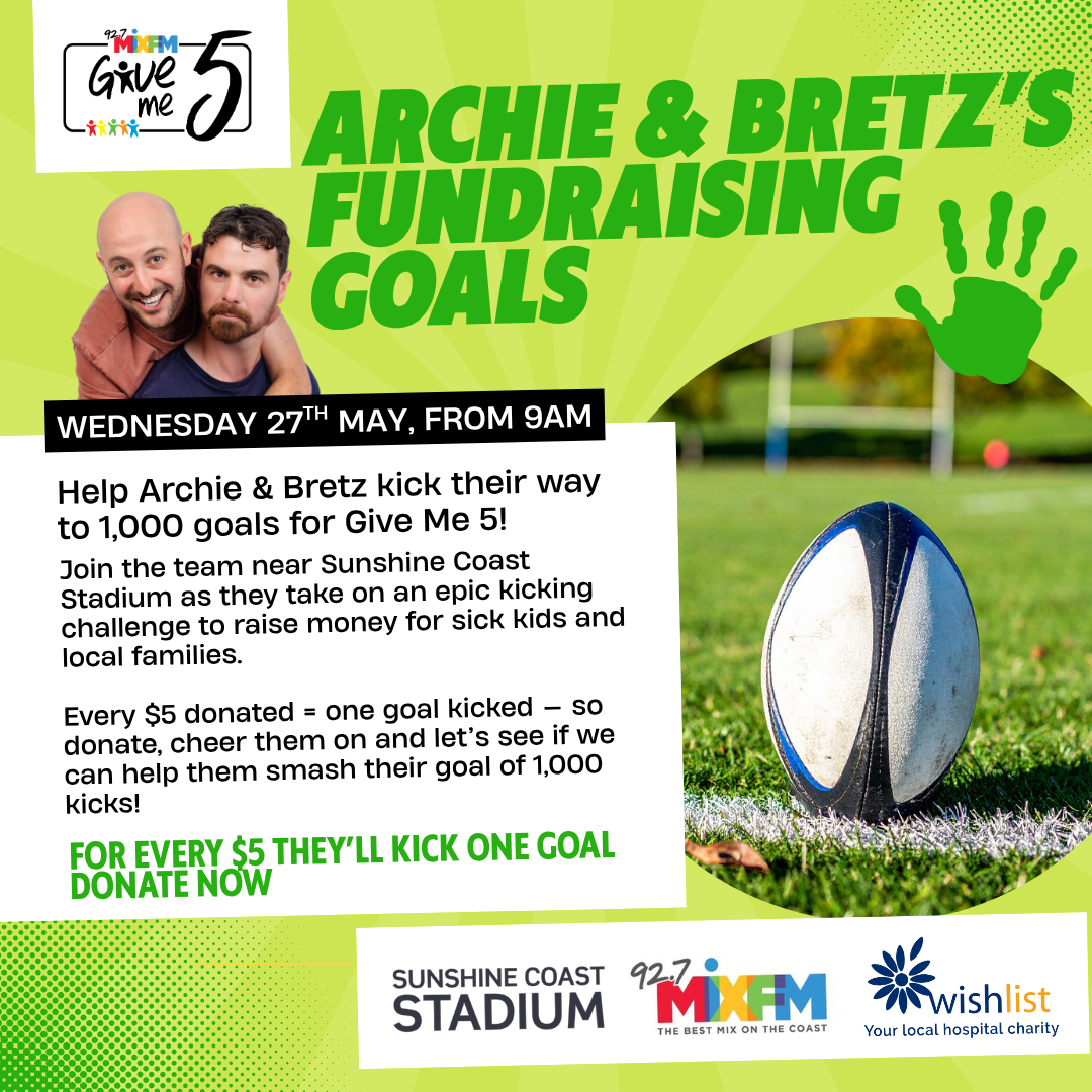 Archie and Bretz 1000 goals for give me 5