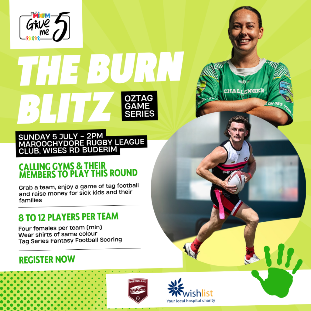 OZTAG BURN BLITZ FOR GIVE ME 5