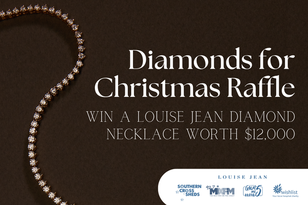 Diamonds for christmas Raffle, win a $12,000 diamond tennis tecklace thanks to Louise Jean